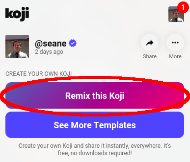 Remix this Koji